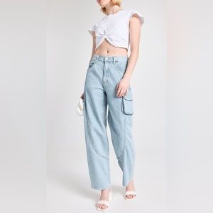 AGOLDE Cass Baggy Cargo Jeans Woman's 24